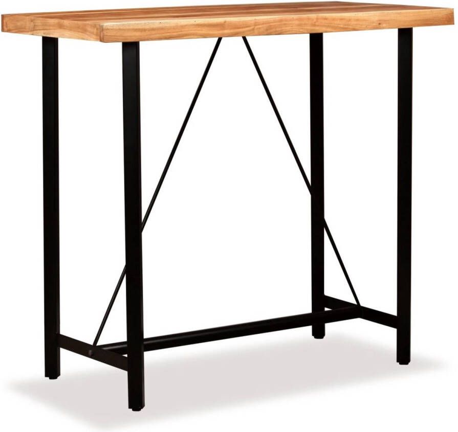 Decoways Bartafel 120x60x107 cm massief acaciahout