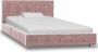 Decoways Bedframe fluweel roze 90x200 cm - Thumbnail 2