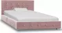 Decoways Bedframe fluweel roze 90x200 cm - Thumbnail 1