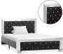 Decoways Bedframe kunstleer zwart 120x200 cm - Thumbnail 2