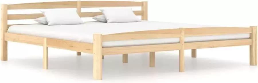 Decoways Bedframe massief grenenhout 180x200 cm