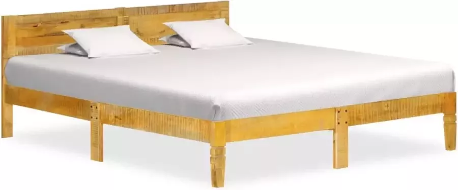 Decoways Bedframe massief mangohout 180 cm