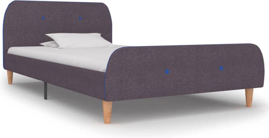 Decoways Bedframe stof taupe 90x200 cm