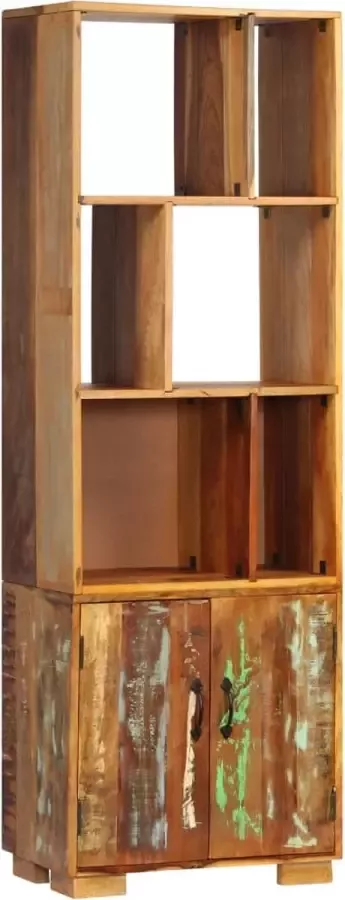 Decoways Boekenkast 60x35x180 cm massief gerecycled hout