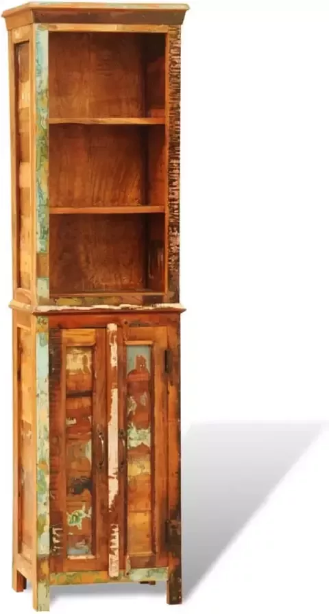 Decoways Boekenkast vintage-stijl massief gerecycled hout