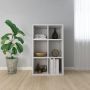 Decoways Boekenkast dressoir 66x30x97 8 cm spaanplaat hoogglans wit - Thumbnail 2