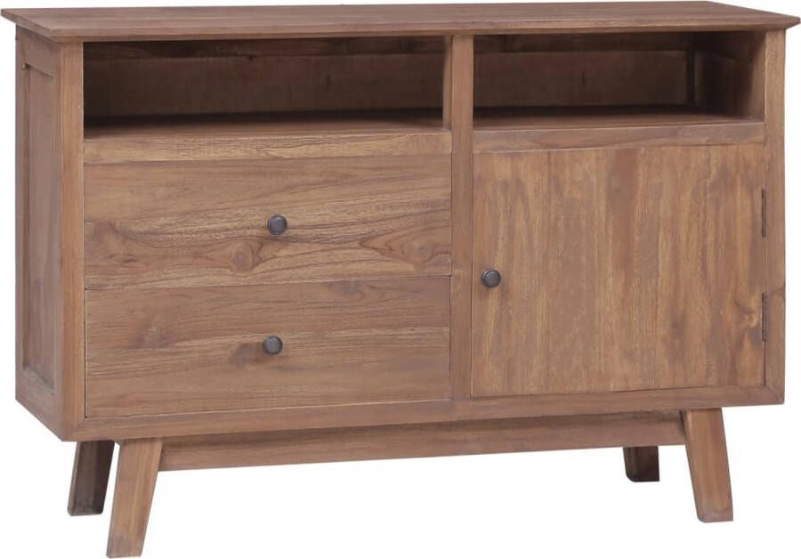 Decoways Dressoir 100x30x68 cm massief teakhout