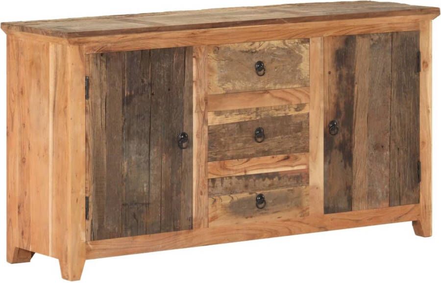 Decoways Dressoir 140x40x75 cm massief gerecycled hout