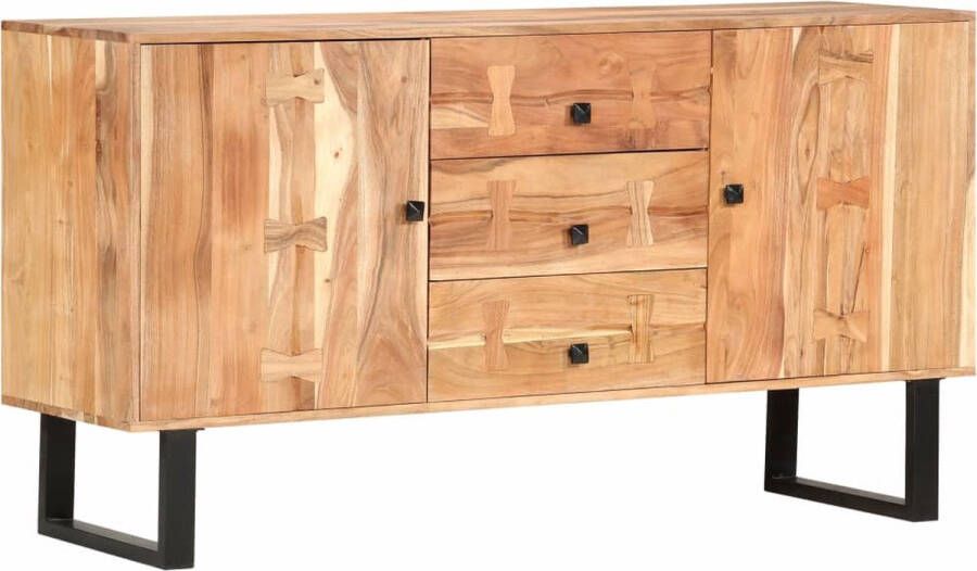 Decoways Dressoir 150x40x75 cm massief acaciahout