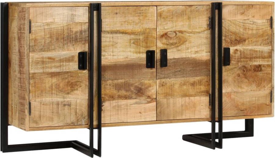 Decoways Dressoir 150x40x80 cm massief mangohout