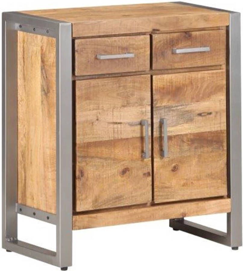 Decoways Dressoir 60x35x72 cm ruw mangohout