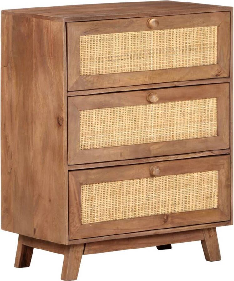 Decoways Dressoir 61x35x76 cm massief mangohout