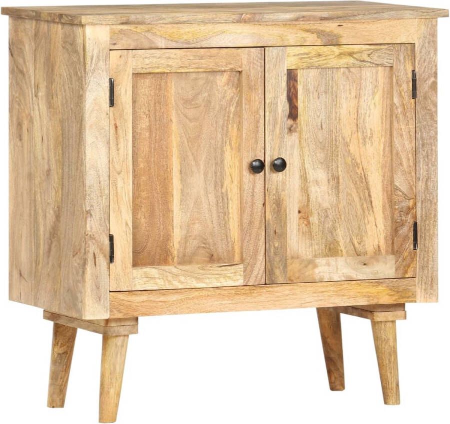 Decoways Dressoir 75x35x75 cm massief mangohout