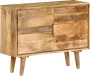 Decoways Dressoir 90x30x69 cm massief mangohout - Thumbnail 1