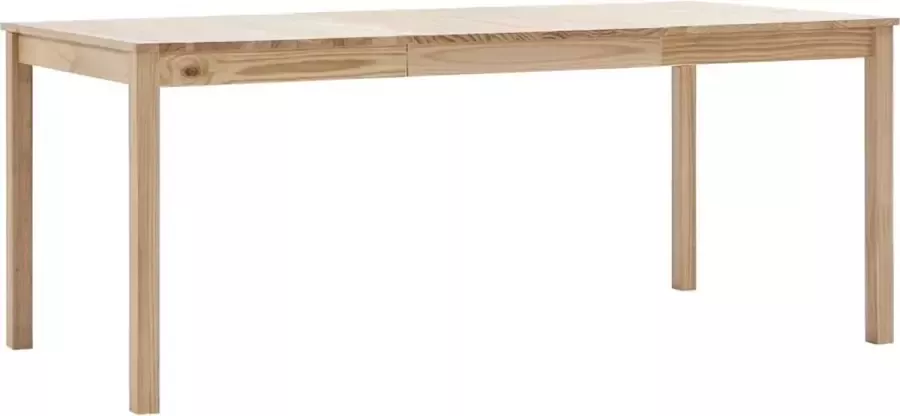 Decoways Eettafel 180x90x73 cm grenenhout