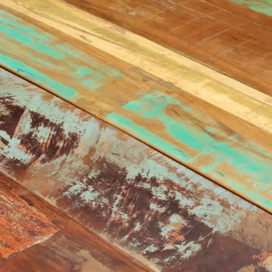 Decoways Eettafel 180x90x76 cm massief gerecycled hout