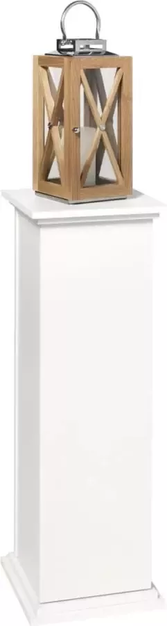 Decoways FMD Bijzettafel met deur 88 5 cm wit