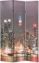 Decoways Kamerscherm inklapbaar New York bij nacht 120x170 cm - Thumbnail 3