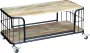 Decoways Salontafel 100x50x35 cm massief mangohout - Thumbnail 1