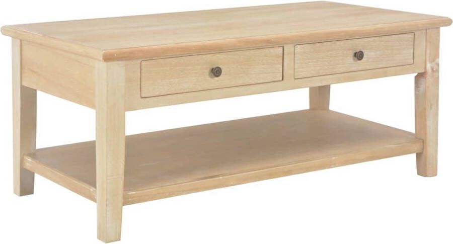 Decoways Salontafel 100x50x40 cm hout