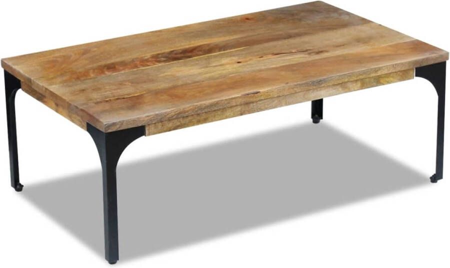 Decoways Salontafel 100x60x35 cm mangohout