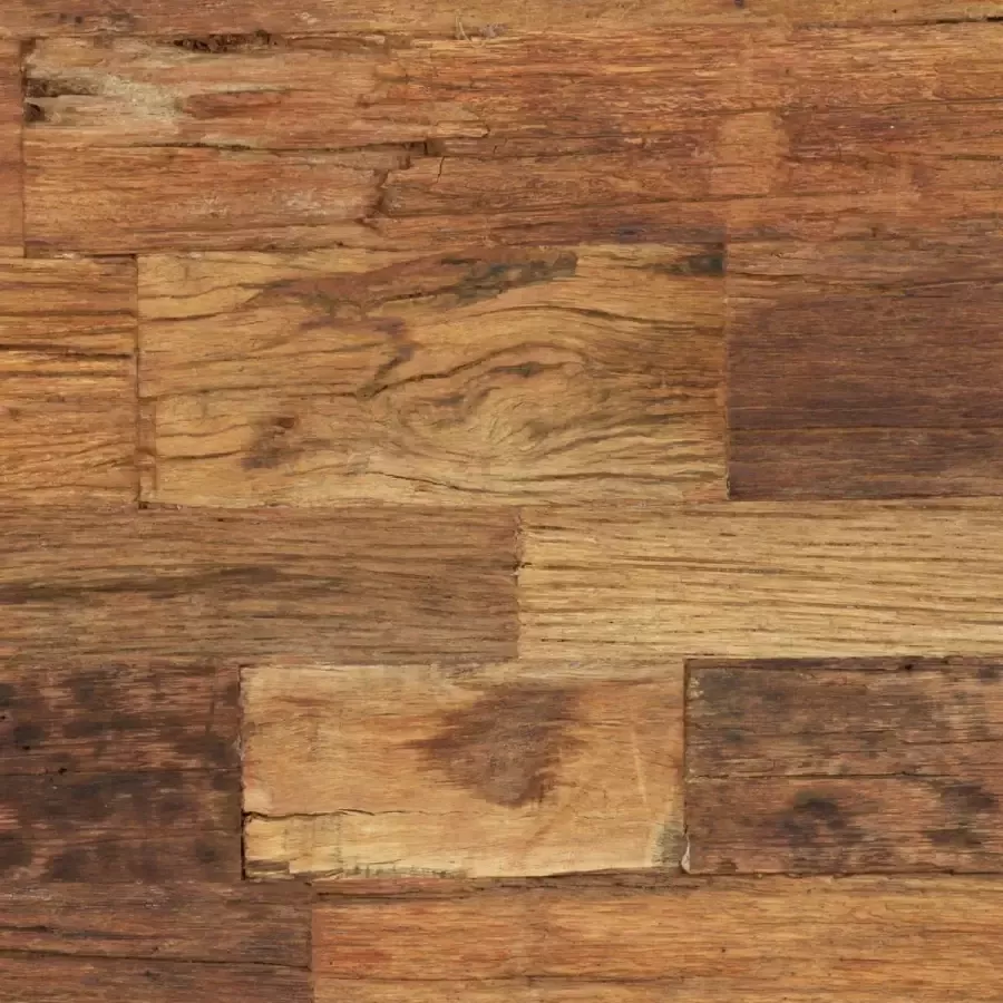 Decoways Salontafel 100x60x38 cm massief gerecycled hout