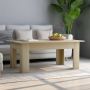 Decoways Salontafel 100x60x42 cm spaanplaat sonoma eikenkleurig - Thumbnail 2