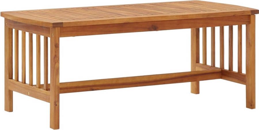 Decoways Salontafel 102x50x43 cm massief acaciahout