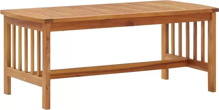 Decoways Salontafel 102x50x43 cm massief acaciahout