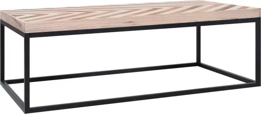 Decoways Salontafel 110x60x37 cm massief hout