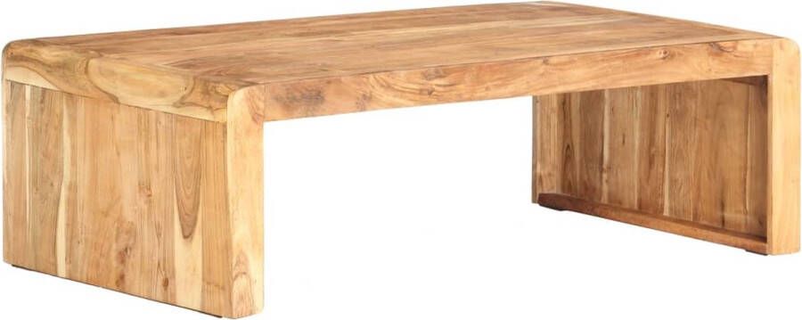 Decoways Salontafel 110x63x35 cm massief acaciahout