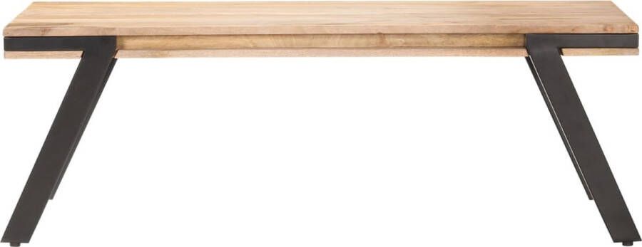 Decoways Salontafel 114x65x40 cm massief mangohout