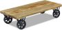 Decoways Salontafel 120x60x30 cm mangohout - Thumbnail 3