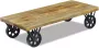 Decoways Salontafel 120x60x30 cm mangohout - Thumbnail 1