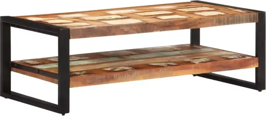 Decoways Salontafel 120x60x40 cm massief gerecycled hout