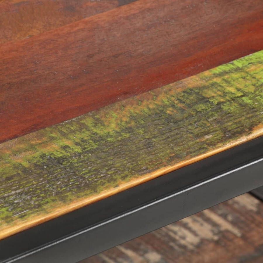 Decoways Salontafel 60x60x35 cm massief gerecycled hout
