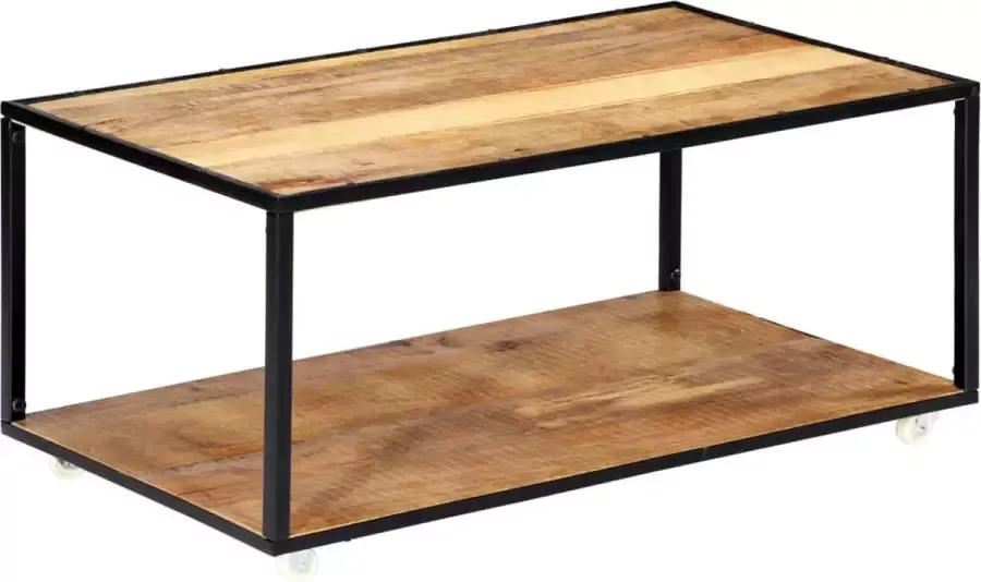 Decoways Salontafel 90x50x40 cm massief gerecycled hout