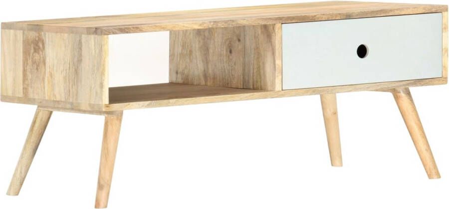 Decoways Salontafel 90x50x40 cm massief mangohout