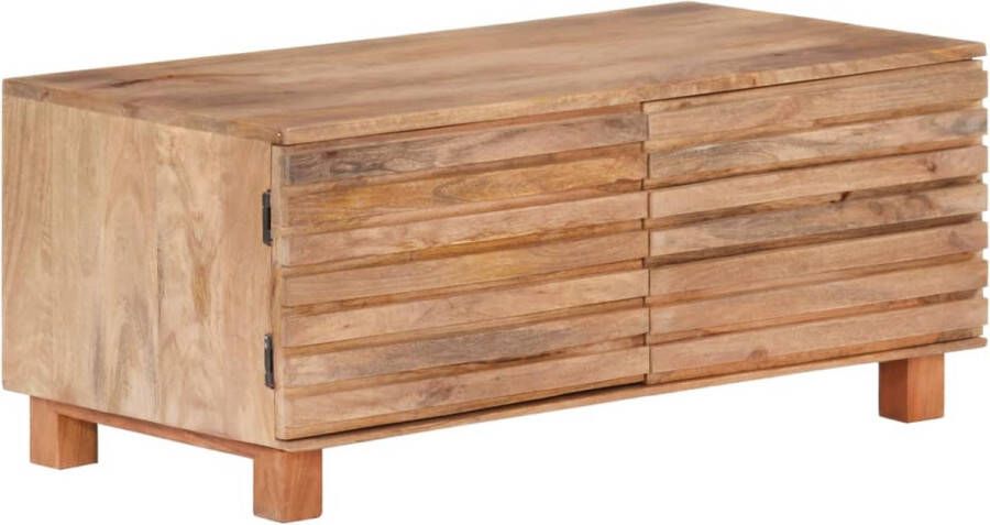 Decoways Salontafel 90x50x40 cm massief mangohout