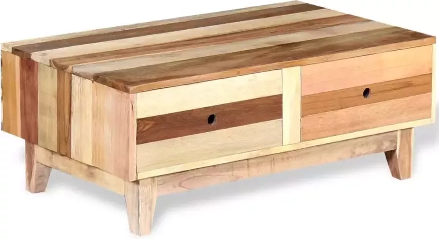 Decoways Salontafel massief gerecycled hout
