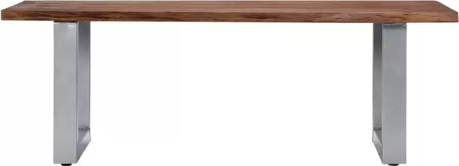 Decoways Salontafel met natuurlijke randen 115x60x40 cm acaciahout