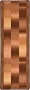 Decoways Tapijtloper met gelbodem geblokt 67x120 cm beige - Thumbnail 1