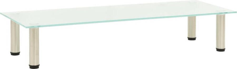 Decoways Tv-meubel 100x35x17 cm gehard glas mat