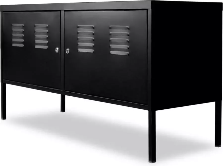 Decoways Tv-meubel 118x40x60 cm zwart