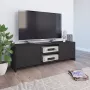 Decoways Tv-meubel 120x30x37 5 cm spaanplaat grijs - Thumbnail 1