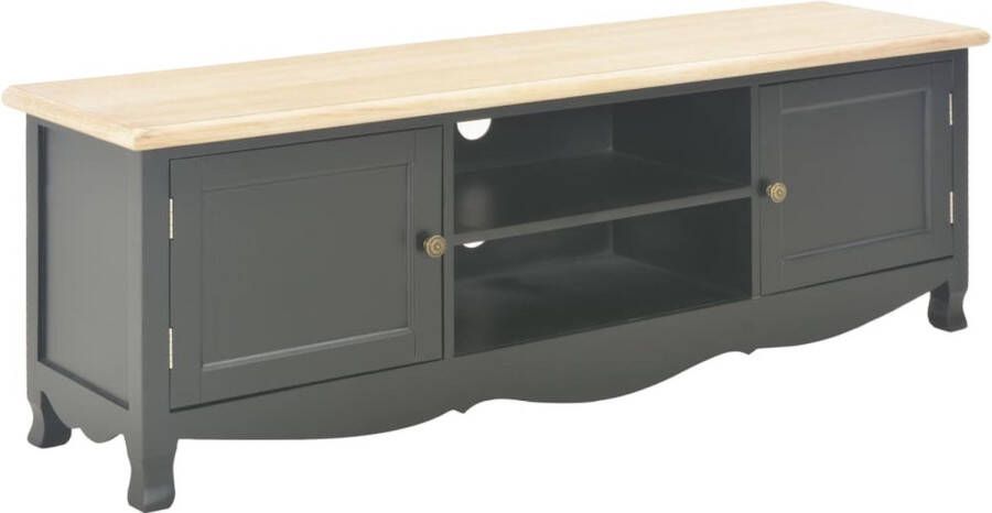 Decoways Tv-meubel 120x30x40 cm hout zwart