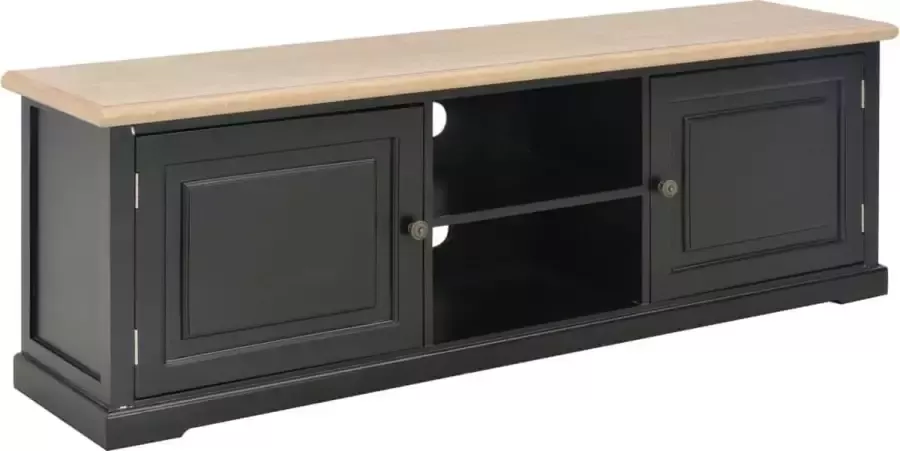 Decoways Tv-meubel 120x30x40 cm hout zwart