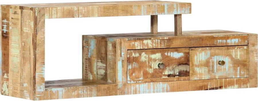 Decoways Tv-meubel 120x30x40 cm massief gerecycled hout