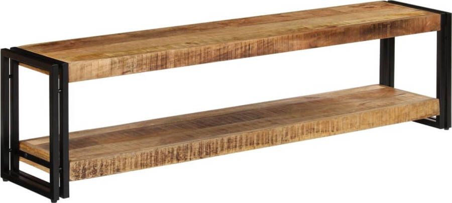 Decoways Tv-meubel 150x30x40 cm massief mangohout