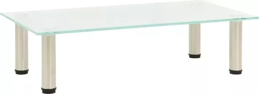 Decoways Tv-meubel 60x35x17 cm gehard glas mat